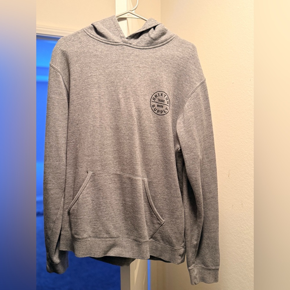 Brixton Heather Gray Men's Hoodie
